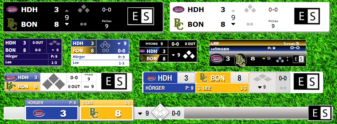 Scoreboard overlays